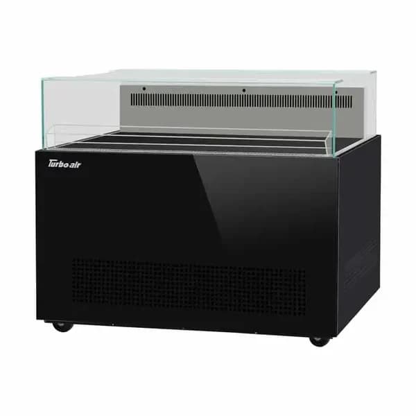 Turbo Air TOS-50NN-B Open Black Sandwich and Cheese Display Case Merchandiser 50"W — view 2