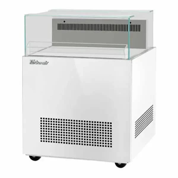 Turbo Air TOS-30NN-W Open White Sandwich and Cheese Display Case Merchandiser 30"W — view 2