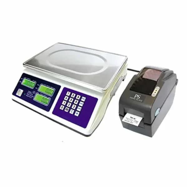 Penn Scale PSPRINTK 30 lb. x 0.1 oz. Digital Price Computing Scale with Printer and Labels — view 2