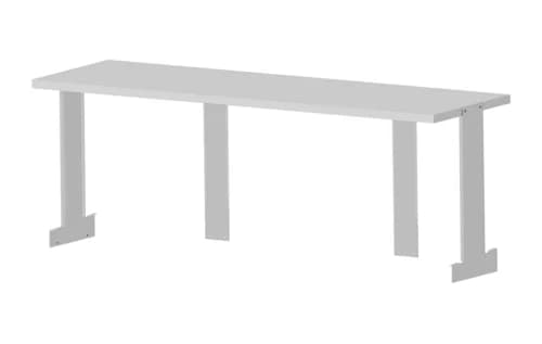 Turbo Air TSOS-P6-T Stainless Steel Overshelf for Pizza Prep Tables 67"W — main image
