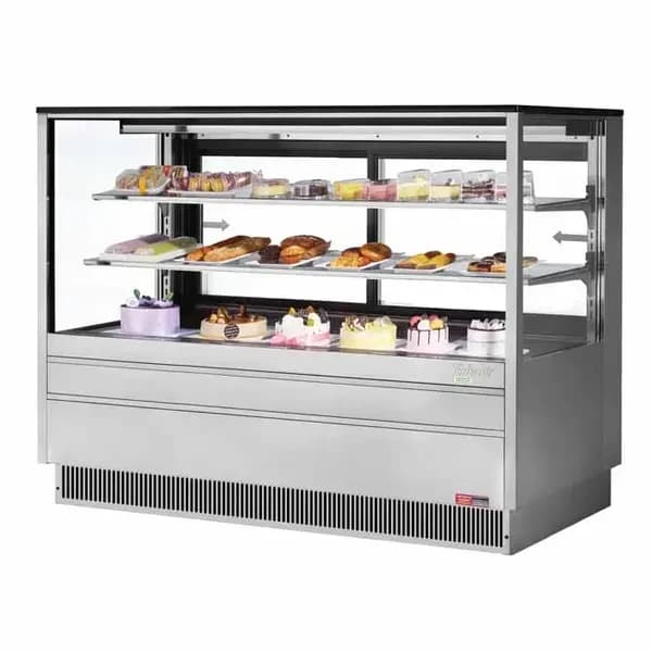 Turbo Air TCGB-72UF-SS-N Refrigerated Bakery Display Case 71-7/8"W — main image