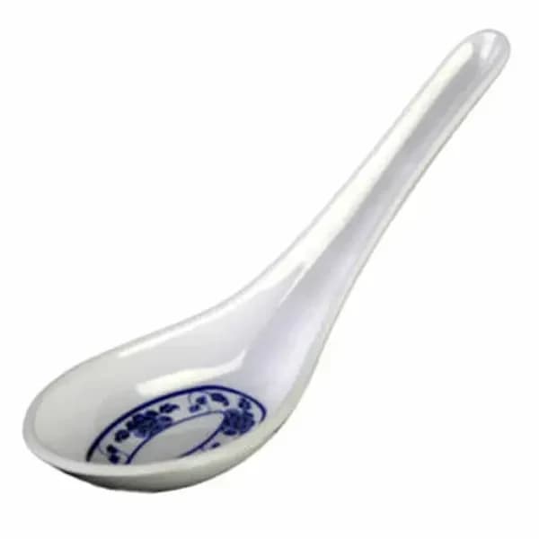 Thunder Group 7004TB Lotus 3/4 oz. Melamine Spoon | Case of 60 — main image