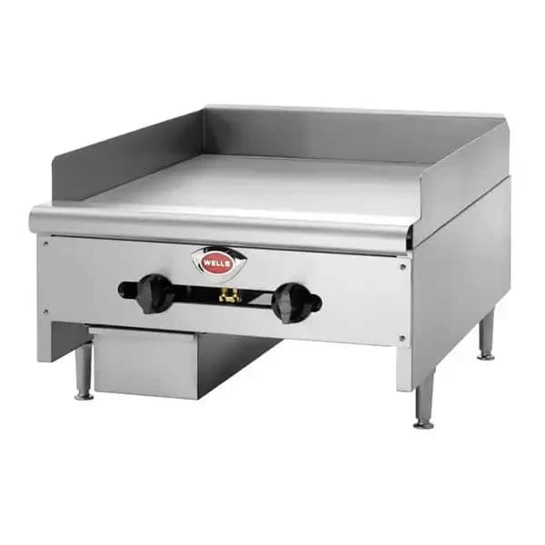Wells HDG-4830G Heavy Duty 120,000 BTU Manual Control Gas Griddle 48"W — main image