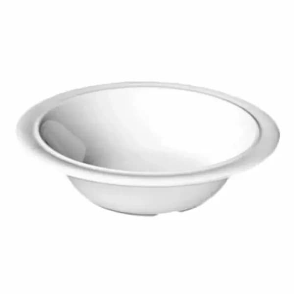 Thunder Group NS307W NuStone White 12 oz. Melamine Soup/Cereal Bowl | Case of 12 — view 2