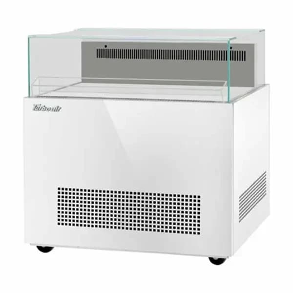 Turbo Air TOS-40NN-W Open White Sandwich and Cheese Display Case Merchandiser 40"W — view 2