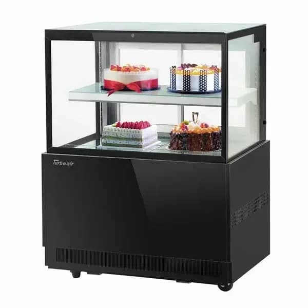 Turbo Air TBP36-46FN-B Refrigerated Black Bakery Display Case 35-3/8"W — view 2