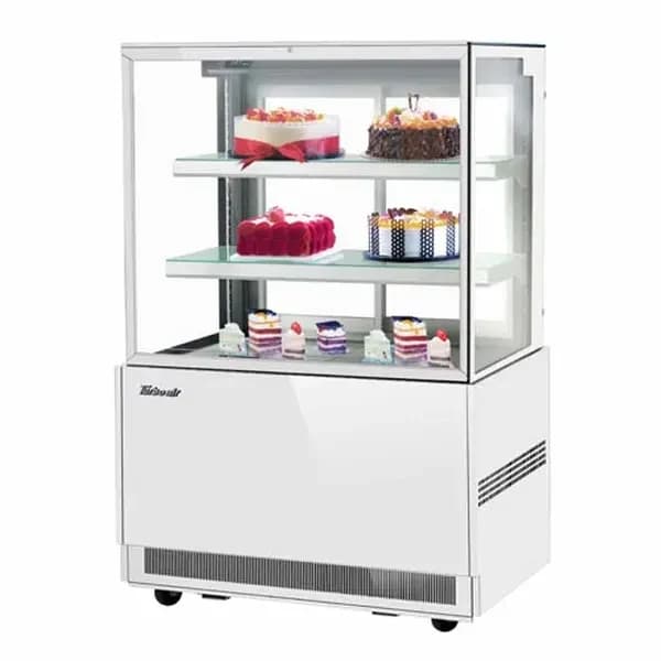 Turbo Air TBP36-54FN-W Refrigerated White Bakery Display Case 35-3/8"W — main image