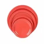 Thunder Group CR110W White 10-1/2" Melamine Plate | Case of 12 — view 3