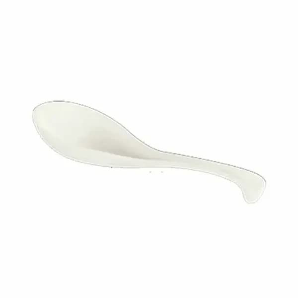 Thunder Group 7000V Ivory 1 oz. Melamine Spoon | Case of 60 — view 2