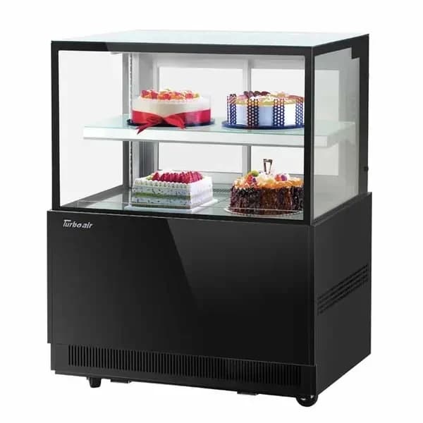 Turbo Air TBP36-46NN-B Refrigerated Black Bakery Display Case 35-3/8"W — view 2