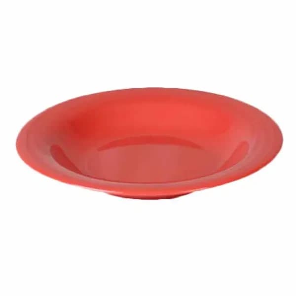 Thunder Group CR5809RD Orange 13 oz. Melamine Salad Bowl | Case of 12 — main image