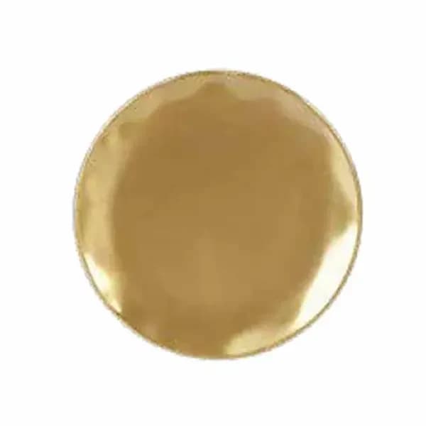 Thunder Group RF1006G Gold Pearl 8-1/8" Melamine Plate | Case of 12 — main image