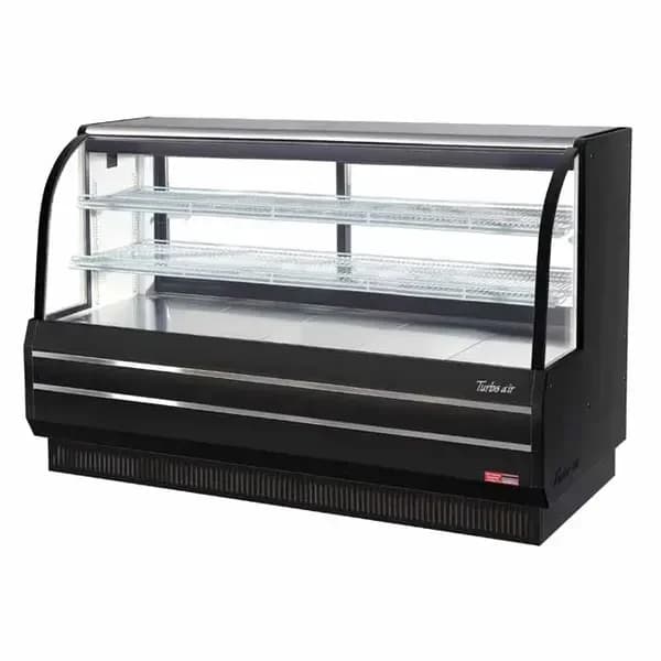 Turbo Air TCGB-72DR-B Dry Black Bakery Display Case 72-1/2"W — view 2
