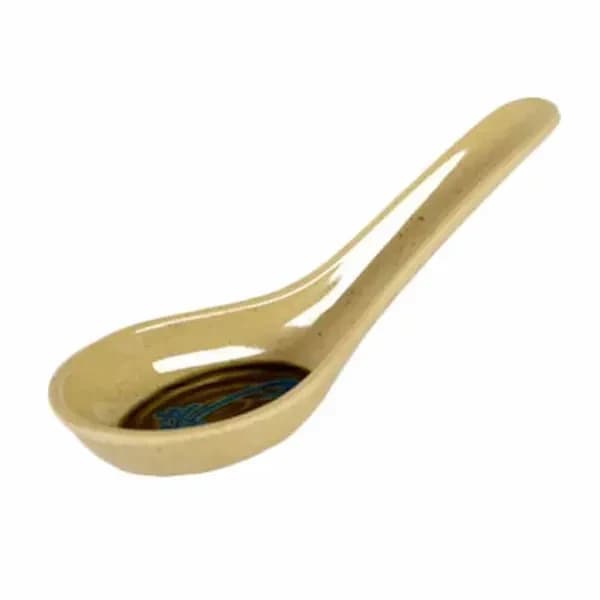 Thunder Group 7002J Wei 1/2 oz. Melamine Wonton Soup Spoon | Case of 60 — view 2