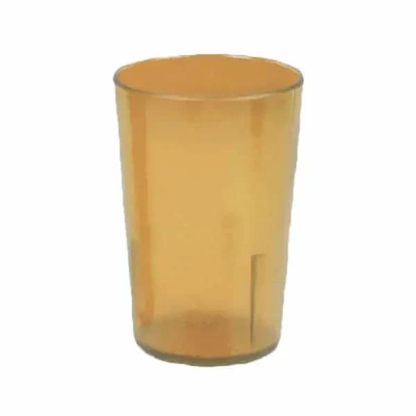 Thunder Group PLTHTB010A Amber 9-1/2 oz. Plastic Tumbler Glass | Case of 12 — main image